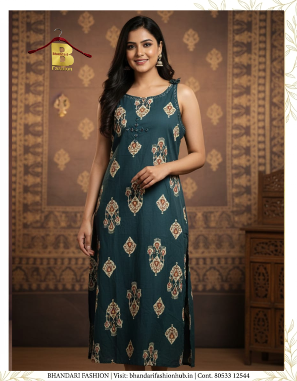 Ladies Premium Cotton Slip Cut Suit